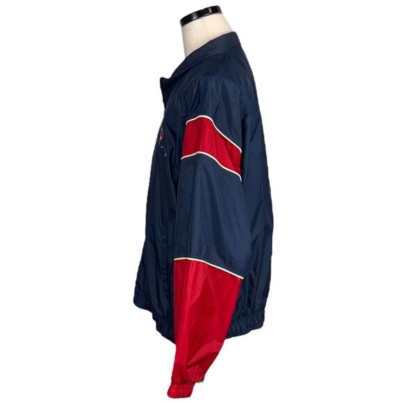 Vintage Cleveland Indians Genuine Merchandise Starter Jacket XL Navy/Red 90's - Picture 2 of 13